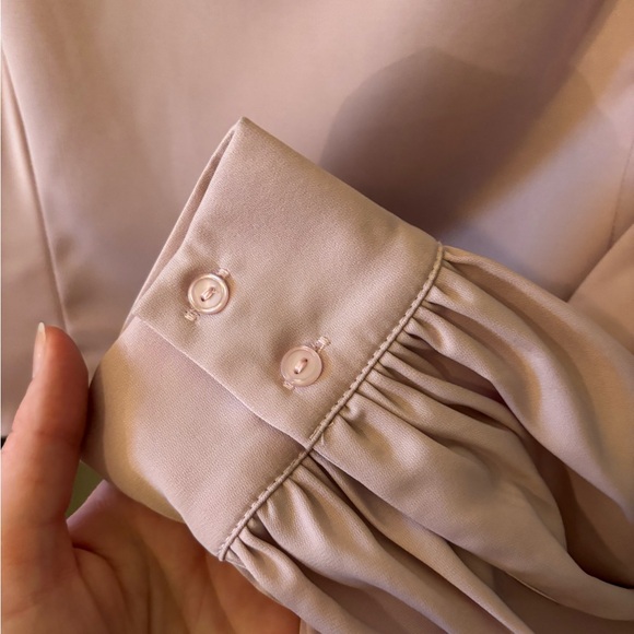 Astr Lilac Long Sleeve Blouse - Valentine’s Day, Romantic, Spring, Feminine - Picture 7 of 11